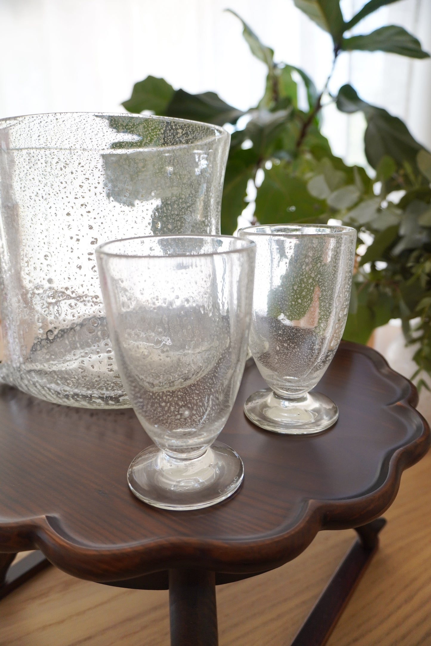 Bubble Sake Glass