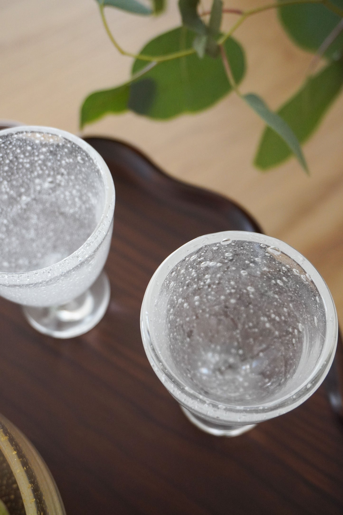 Bubble Sake Glass