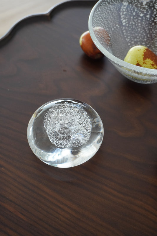 Silver flake Paperweight