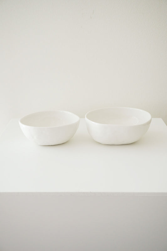 White Stone Bowl (L)