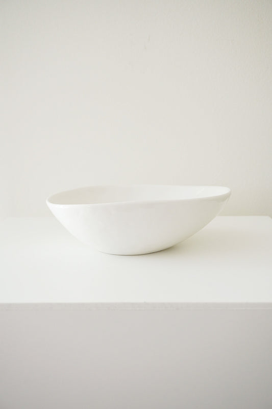 White Stone Salad bowl