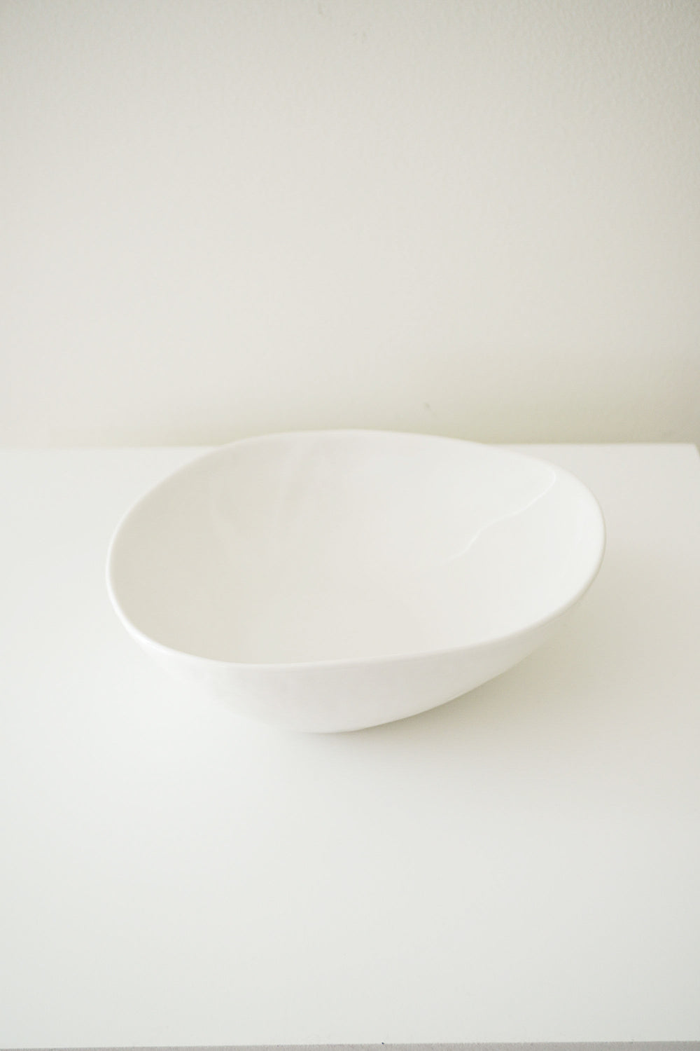 White Stone Salad bowl