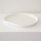White Stone Brunch Plate