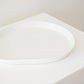 White Stone Brunch Plate