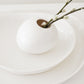 White Stone Brunch Plate