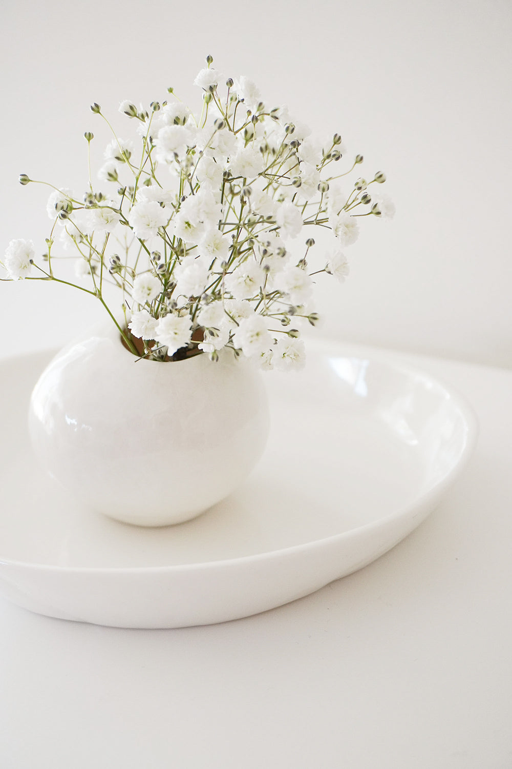 White Stone Petit Vase